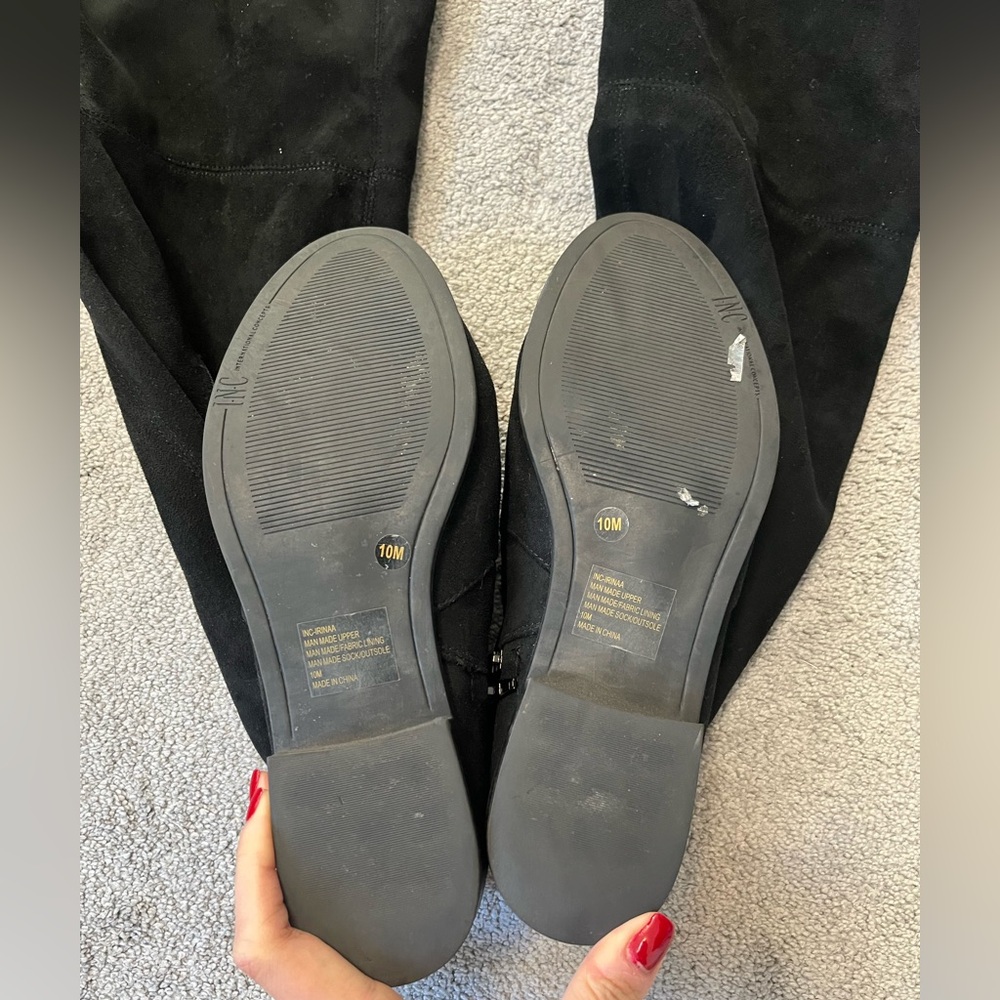 I.N.C International Concepts Irinaa Women Faux Suede over the Knee Boots 10 - Picture 8 of 11